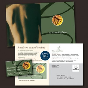 chiropractor postcard designs